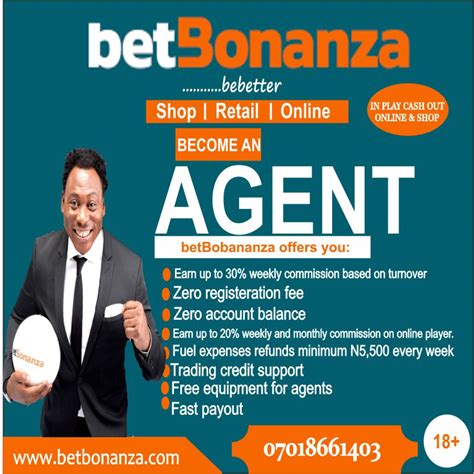 betbonanza agent|Agents commissions .